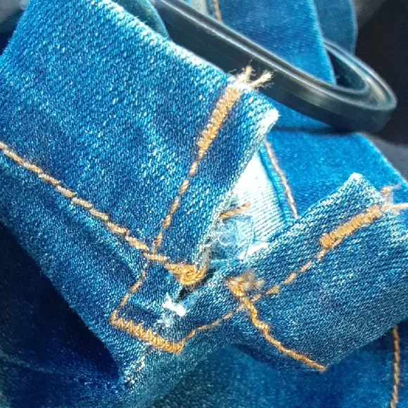 Terra & Sky Denim Bermuda Shorts. 4X. NWT - Picture 6 of 11